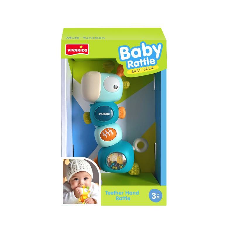 Baby Giraffe Rattle With Sound And Music For Infant Development And Teething