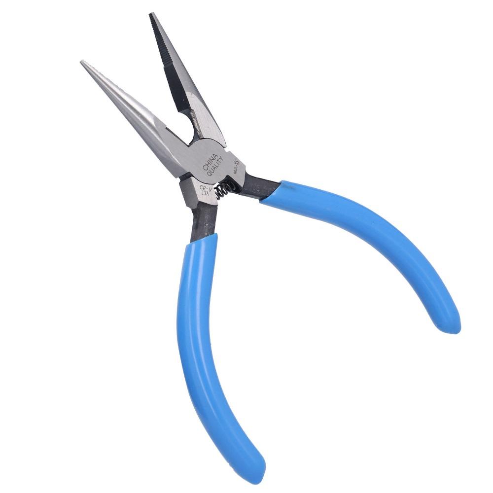 High Carbon Steel Needle Nose Pliers Blue Ultra Thin Design Industrial Grade Pliers UltraThin Cutting Pliers Electronics Repair