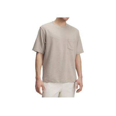 Meridian Sports Lifestyle Series Soft Feel Fashionable Versatile Short Sleeve T-Shirt Men Tops 1390244-203
