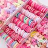 High Elastic Hair Accessories Set Colorful Hair Clips Frangipani Girls Hair Bands  Girls Children