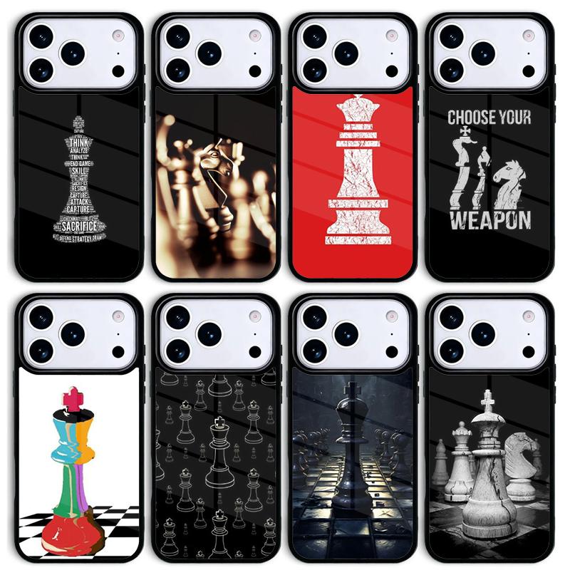 Chess King Board Game Battle Mobile Phone Case for IPhone 17 AIR 16pro Max 15 14 13 12 11 Bumper Cover