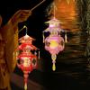 Lightweight Mid-Autumn Festival Lantern PVC Handheld Lantern Portable DIY Craft Material Kit  Kids