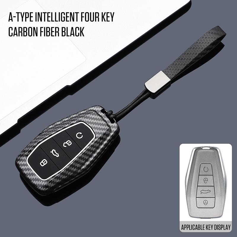 Interior Mouldings Car Smart Key Cover Case Shell Fob For Geely Coolray X6 X7 Emgrand Global Hawk GX7 Holder KeyChain Protector