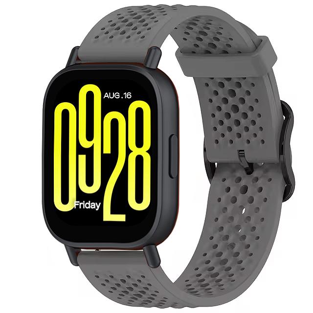 20mm 22mm Silikonarmband für Redmi Watch 5 Active/Lite Sport Smartwatch Atmungsaktives Ersatzarmband für Redmi Watch 5 Lite