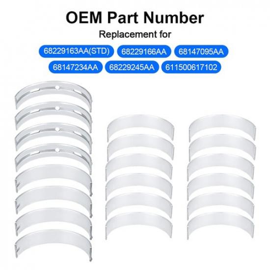 Crankshaft Main Rod Thrust Bearing For 2014-2018 Jeep Grand Cherokee #68229163AA