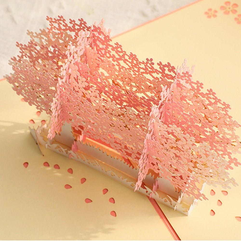 Romantic 3D Pop-Up Gift Card Paper Wedding Invitation  Wedding Decor