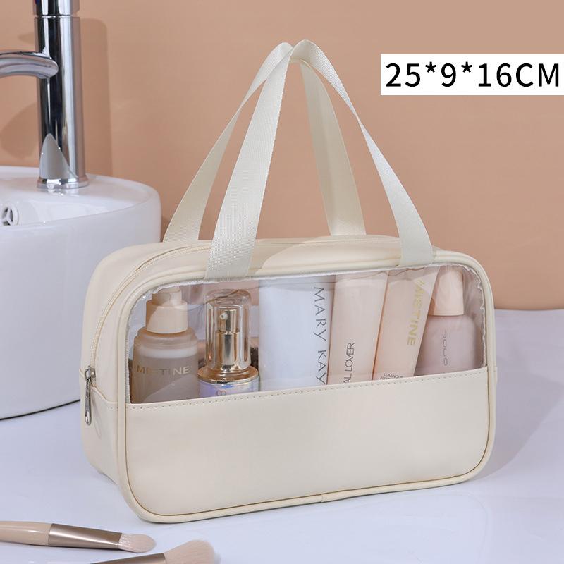 Portable Travel Cosmetic Bag Women Transparent Makeup Bags Large Capacity Bath Wash Bag Multifunction Waterproof Storage Case