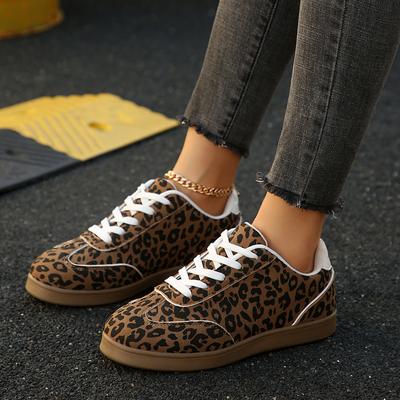 Damen Rund Zehenbereich Schnürschuhe Low-Top Flats Sneaker Frühling Herbst Lässige Sportschuhe Rutschfeste Bequeme Sneaker Damen