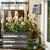 Solar Powered Automatic Drip Irrigation Kit Featuring Water Level Monitoring for Efficient Garden Watering Solution