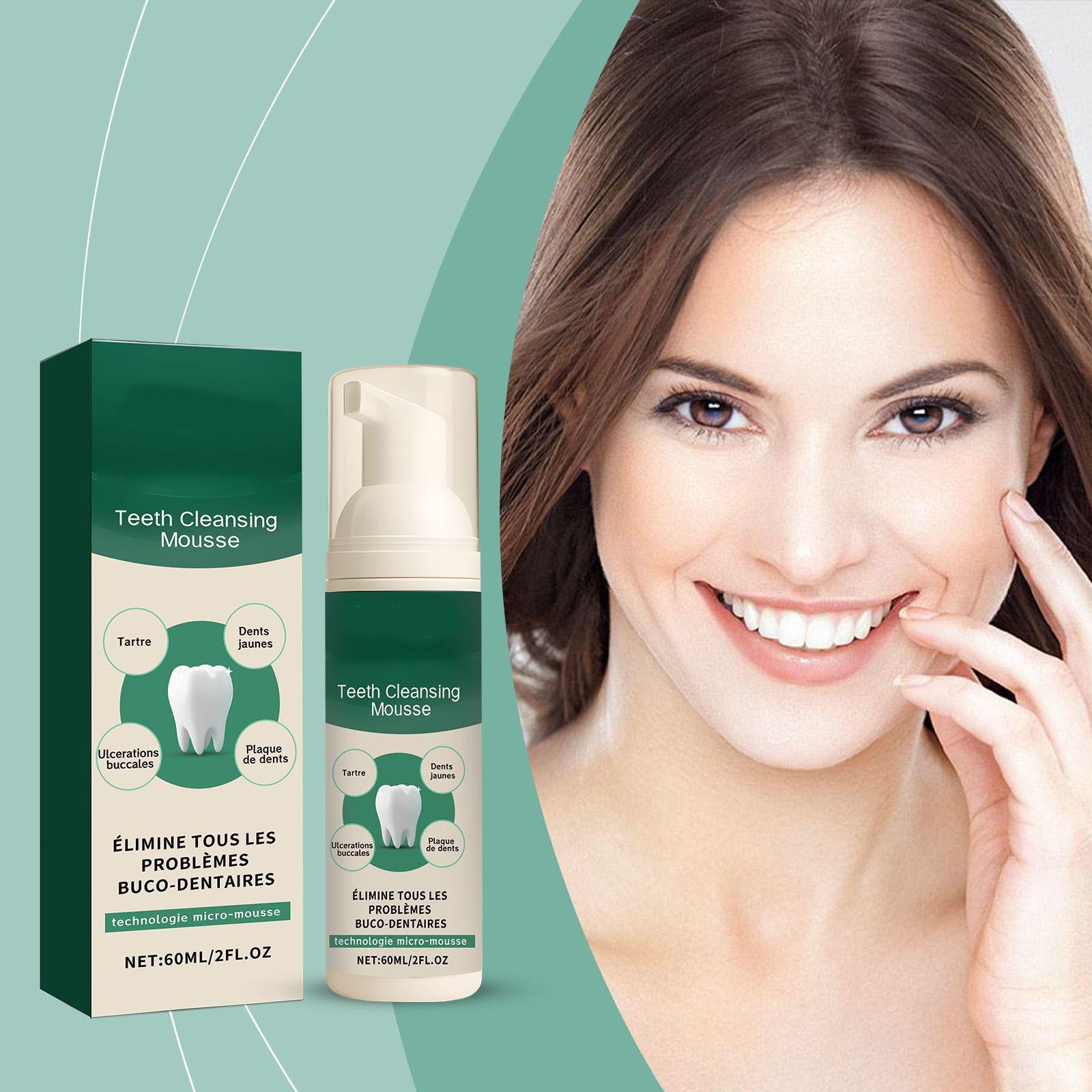 

Чистка зубов бережно ухаживает за полостью рта, с нажатием свежее дыхание и глубокий уход за полостью рта 60 мл One Size белый