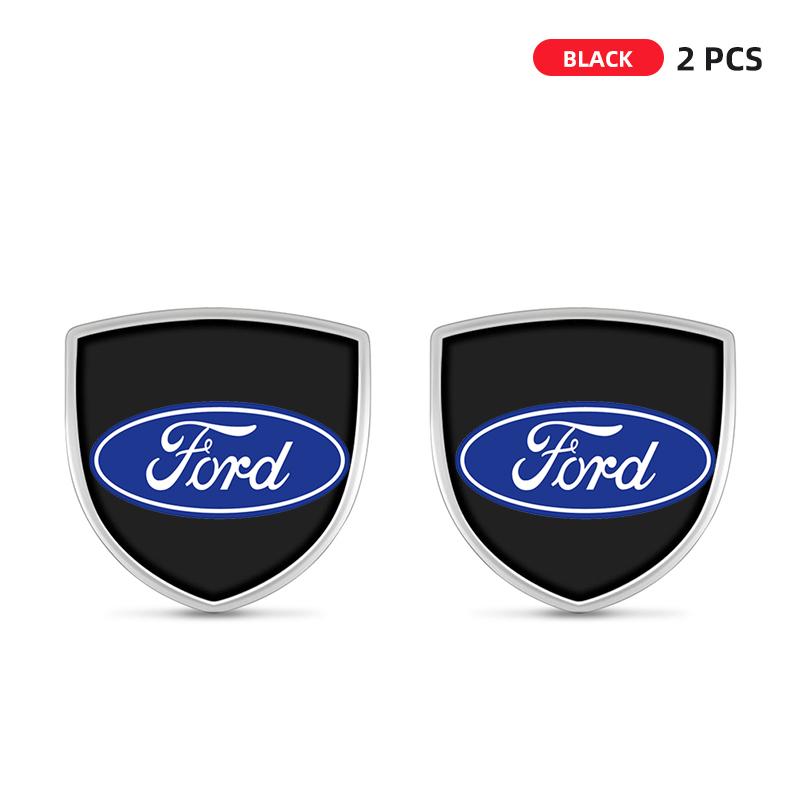 3D Metal Car Body Fender Emblem Shield Stickers Decor Car Interior Accessories For Ford Edge U387 CD2 CD4