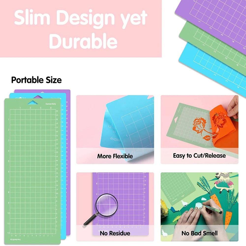 4.5 X12 Inch Cutting Mat PVC Base Plate for Cricut Joy Machine Engraving Machine