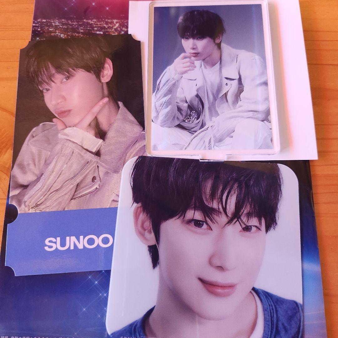 

[USED] ENHYPEN CAFE Sunwoo admission bonus clear coaster acrylic stand