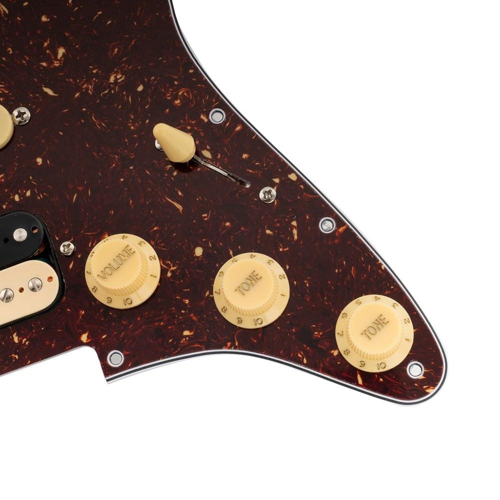Musiclily Pro SE ST-HSS-60SE Pre-wired Pickguard Tortoiseshell Pattern Alnico 5 Pickups 5-Way Super Switch