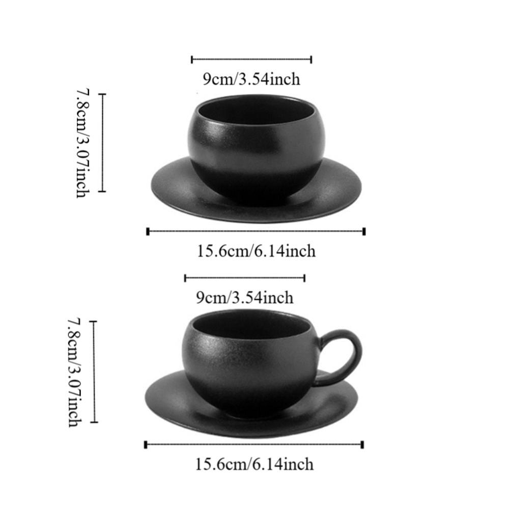 Ceramic Coffee Cup Set 300ml Milk Cup Creative Tea Cup  Restaurant