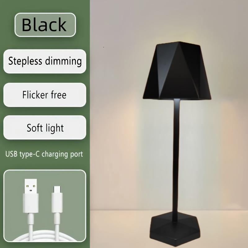 Nordic LED Table Lamp 3 Color Desktop Night Light Bedside Creative Ambient Light Bedroom Decoration Bar Coffee Shop Simple Decor