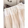 New White French Style Soft Puffy Skirt