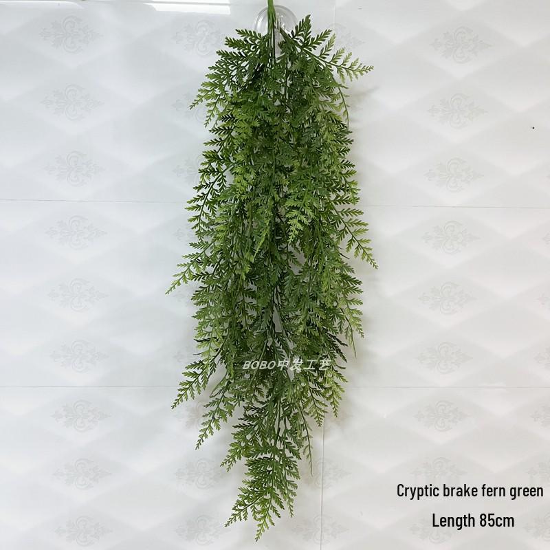 Artificial Spider Plant & Fern Hanging Decor - Trailing Green Vines for Wall & Ceiling