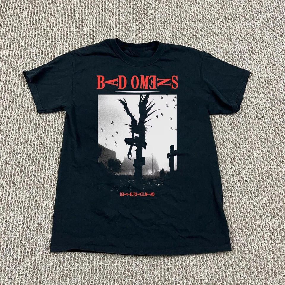 

Rar Bad Omens Коллекция Мирового Турне Хлопковая Подарок Для Фанатов S-5XL Футболка Горячая Унисекс Футболка M