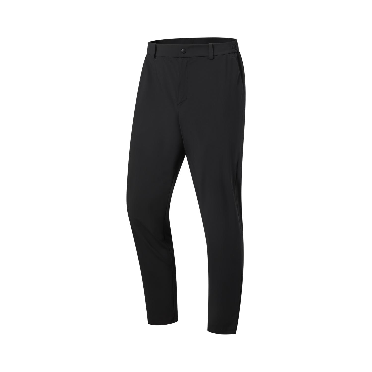 Li Ning Honor Gold Logo | Knitted Sweatpants Men s Black AKYW173-1 3XL
