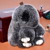 14cm Niedlicher Plüschhase Schlüsselanhänger Damen Pelz Bommel Engel Hase Schlüsselring Hase Pompom Plüschtiere Spielzeug Mädchen Tasche Autoschlüssel Anhänger