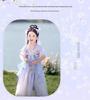 2025 Summer Girls' Ancient Style Hanfu Dress - Princess Fairy Tang Suit for Spring and Autumn