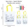 5pcs Graffiti Bag with Marker Children Drawing Toys Puzzle Parent-child Interaction Color Cognition Preschool Activity Props TMZ