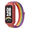 Plastic‑Cover Integrated Nylon Loop Watch Band for Xiaomi Smart Band 9 Active / Redmi Band 3, Replacement Strap, Strap Only