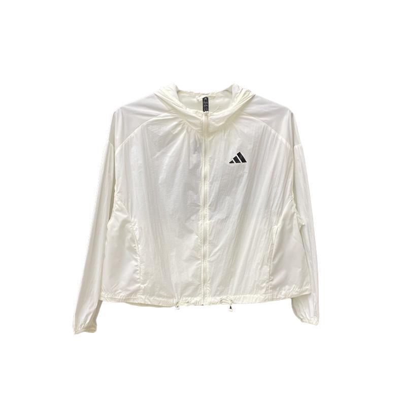 

Adidas Casual Loose Quick-Dry Hooded Jacket Women Jackets Off-White KC6012 XS