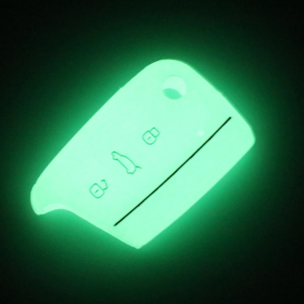 Jingyuqin 3 Button Silicone Key Fob Cover Case For VW Polo 2016 Golf 7 MK7 For Skoda Octavia Combi A7 For SEAT Leon Ibiza CUPTRA