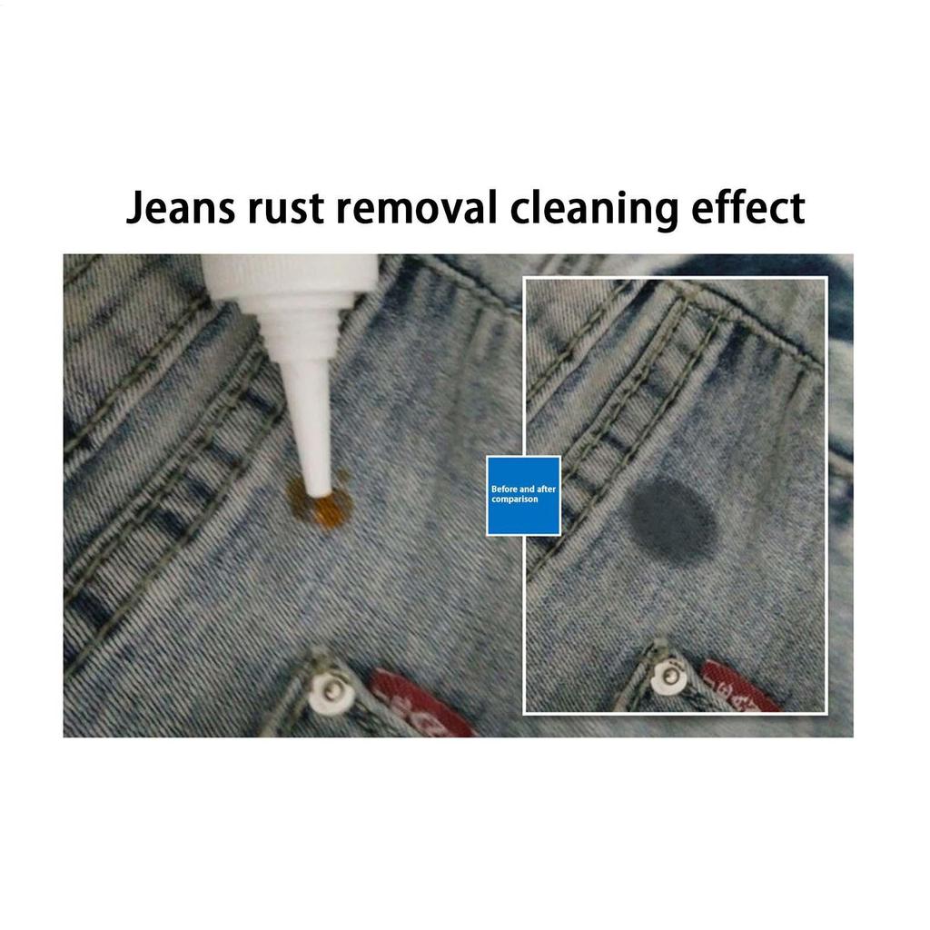 Clothing Cleaner 80ml Rust Remover Safe Effective Stain Remover Multifunctional Fabric Agent For Down Hair Clothing Cotton Quilt