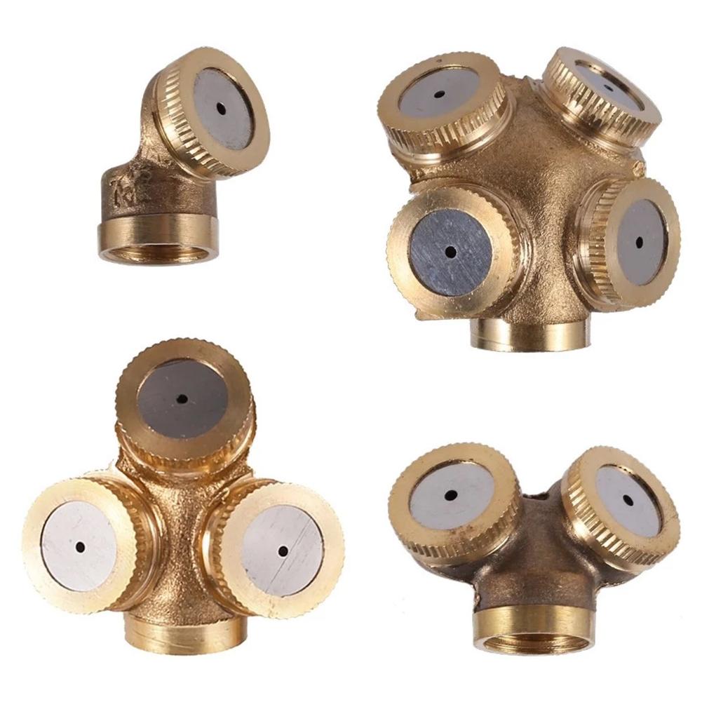 Fine Mist Production Brass Misting Nozzle Robust Design Versatile Applications Effective Cooling For Agricultural Use
