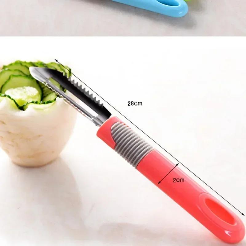 1 Pcs Color Random Stainless Steel Vegetable Cutter Suitable Friut Potato Paring Knife Household Kitchen Peel Accessories New