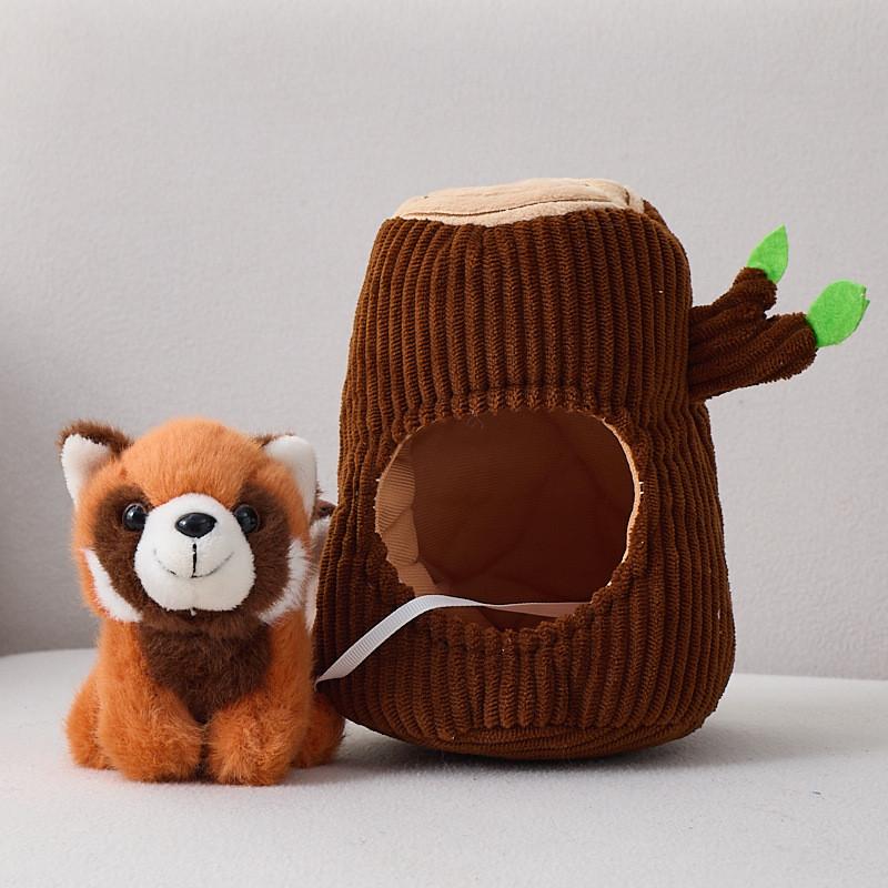 

Panda Plush Toy Tree Nest Animal Figurine Soft Stuffed Animal For Kids And Collectors