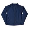 Long Sleeve School Rash Guard, Zip-Up, Unisex, for Kids and Juniors, Cross-002 (Navy, Size 130)