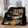 3D Gothic Horror Ghost Skull Soft Plush Blanket,Flannel Blanket Throw Blanket for Living Room Bedroom Bed Sofa Picnic Cover Kids