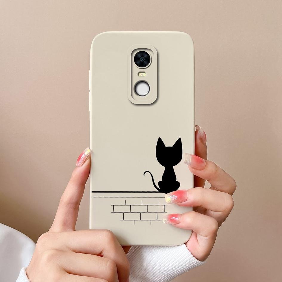For Redmi Note 7S 9S 10S 7 8 9 10 9T 10T K80 Pro Max Plus Phone Casing Lovely Kitten Owl Pattern Square Liquid Silicone Protection Case For Redmi Capa