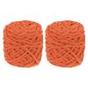 2 Gomitoli Filato Chenille Grosso 200g/7oz Peluche Spesso Morbido Soffice per Coperta Vellutata Morbida per Maglione Lavorato a Maglia a Mano all'Uncinetto
