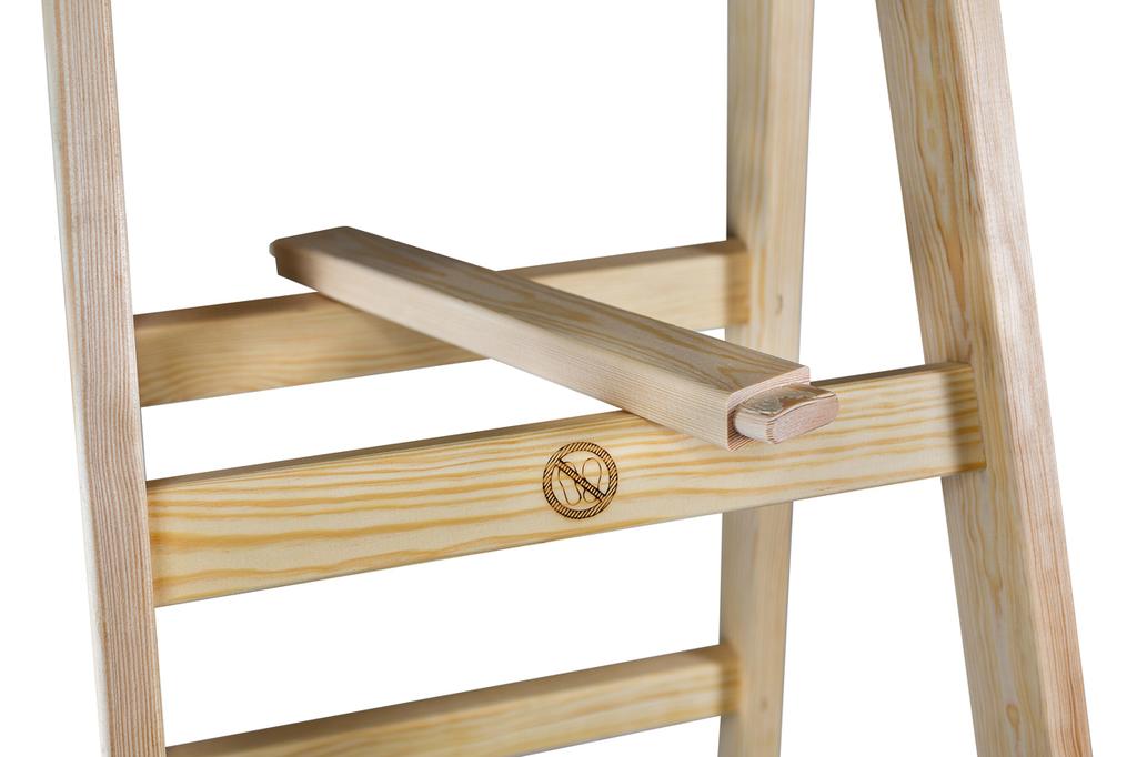Braket Standard Wooden Ladder 2X6 Rungs 182Cm - Br-01-2600