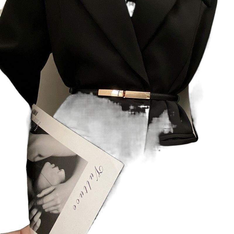 Elegant Women's Decorative Waist Belt For Coats Dresses Sweaters In Simple Minimalist Style