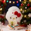 Hello Kitty Pendant with Wearable Doll Clothes - Cute Christmas Plush Doll Figures and Skirts.