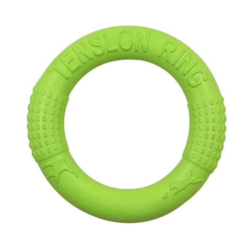 Floating Water Dog Toys Pet Flying Disk Training Ring Puller EVA Interactive Training Ring Puller Resistant forSmall Medium Dogs