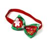 Pet  Collar Christmas Series Adjustable Flashing Diamonds Pet Bow Tie Collar