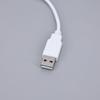 5V USB 2.0 Female Male 4Pin Wire Power Supply Cable Jack Charging Extension Connector white 0.3m 1m for computer accessories
