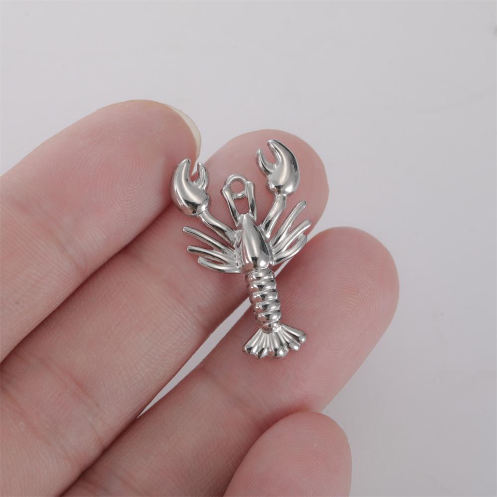 My Shape 5 Pcs Conch Starfish Coral Shell Charms Necklace Bracelet Summer Beach Stainless Steel Pendants for DIY Jewelry Making