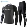 Mens Long Sleeve Rash Guard UV Protection Quick Dry Swimwear Snorkeling Surfing Diving Pool Spa