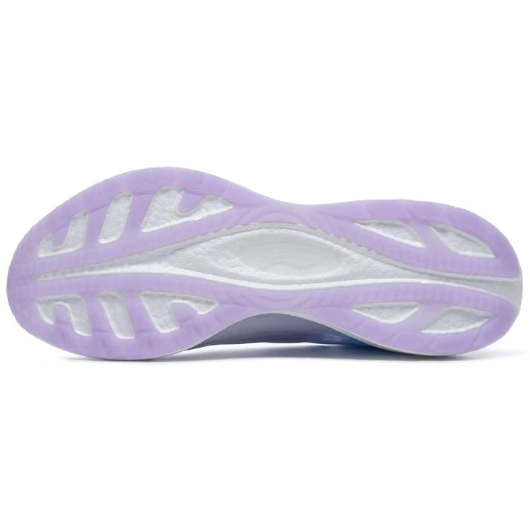 New LiNing Super Light 19 Cushioning Anti Slip And Wear Resistant Low Top Running Shoes Women's Purple Blue ARBS002-31