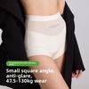 Big Size Female Spring and Summer Pure Cotton Antibacterial Extension Crotch Without Mark High Waist Flat Angle Briefs