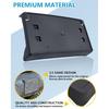 Front License Plate Frame Front Bumper License Plate Holder Mounting Bracket Cover For Jeep Wrangler JL JLU Gladiator JT 2018-2025 (For Plastic