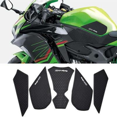 Für Kawasaki ZX4RR ZX-4RR ZX4 RR 2023 Motorrad Kraftstofftank Traktion Seitenpad Knieschutz Aufkleber Schutzaufkleber (ZX4RR)